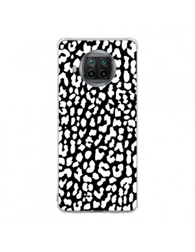 Coque Xiaomi Mi 10T Lite Leopard Noir et Blanc - Mary Nesrala
