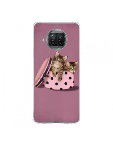 Coque Xiaomi Mi 10T Lite Chaton Chat Kitten Boite Pois - Maryline Cazenave