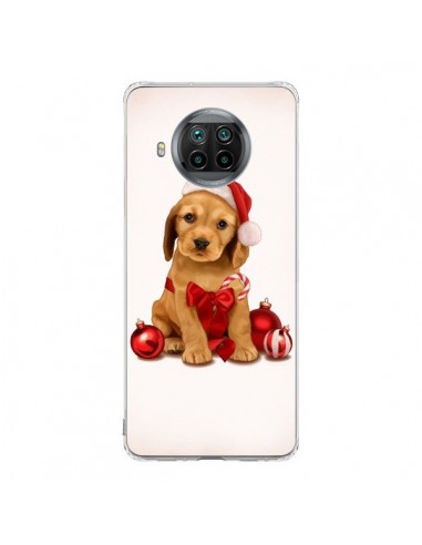 Coque Xiaomi Mi 10T Lite Chien Dog Pere Noel Christmas Boules Sapin - Maryline Cazenave
