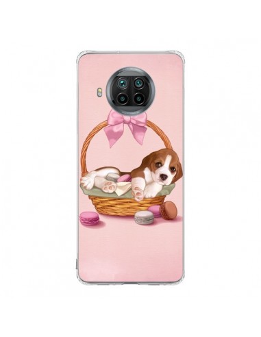 Coque Xiaomi Mi 10T Lite Chien Dog Panier Noeud Papillon Macarons - Maryline Cazenave