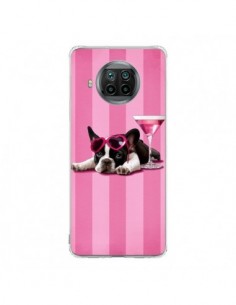Coque Xiaomi Mi 10T Lite Chien Dog Cocktail Lunettes...