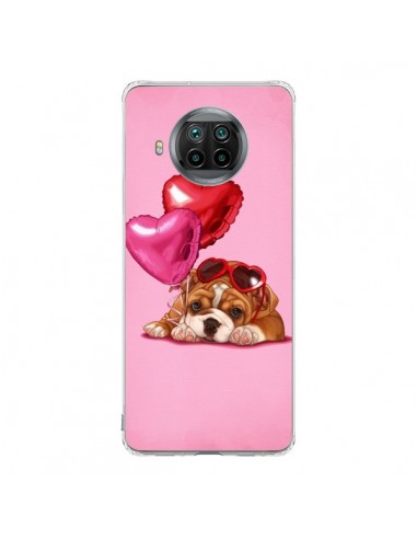 Coque Xiaomi Mi 10T Lite Chien Dog Lunettes Coeur Ballon - Maryline Cazenave