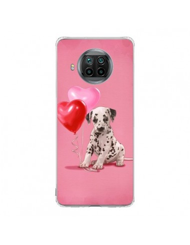 Coque Xiaomi Mi 10T Lite Chien Dog Dalmatien Ballon Coeur - Maryline Cazenave