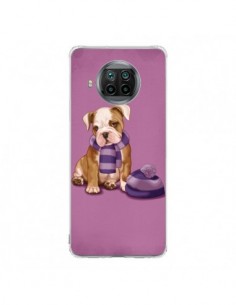Coque Xiaomi Mi 10T Lite Chien Dog Echarpe Bonnet Froid...
