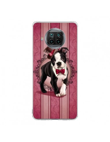 Coque Xiaomi Mi 10T Lite Chien Dog Gentleman Noeud Papillon Chapeau - Maryline Cazenave