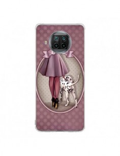 Coque Xiaomi Mi 10T Lite Lady Chien Dog Dalmatien Robe...