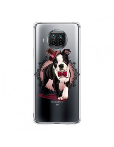 Coque Xiaomi Mi 10T Lite Chien Bulldog Dog Gentleman Noeud Papillon Chapeau Transparente - Maryline Cazenave