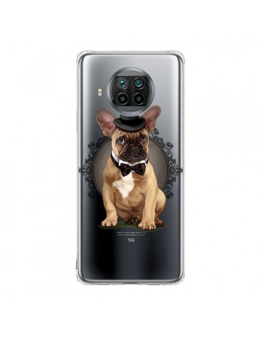 Coque Xiaomi Mi 10T Lite Chien Bulldog Noeud Papillon Chapeau Transparente - Maryline Cazenave