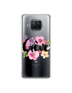 Coque Xiaomi Mi 10T Lite Crève Fleurs Transparente -...