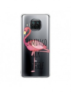 Coque Xiaomi Mi 10T Lite Flamingo Fuck Transparente -...