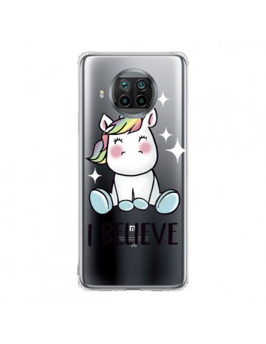 Coque Xiaomi Mi 10T Lite Licorne I Believe Transparente - Maryline Cazenave
