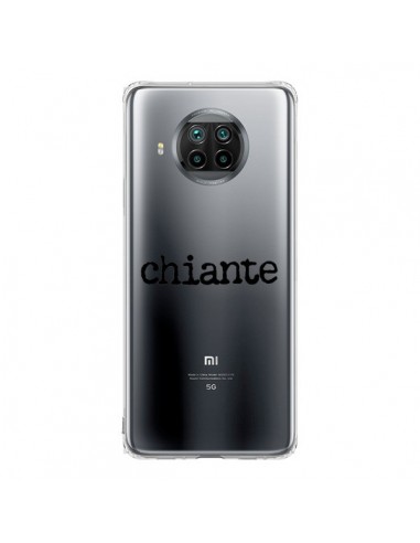 Coque Xiaomi Mi 10T Lite Chiante Noir Transparente - Maryline Cazenave