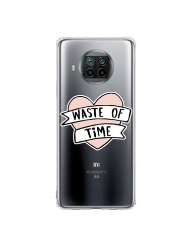 Coque Xiaomi Mi 10T Lite Waste Of Time Transparente - Maryline Cazenave