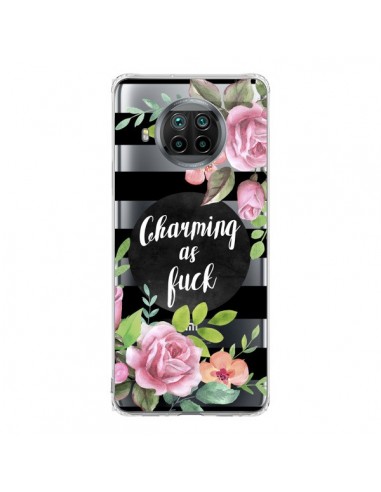 Coque Xiaomi Mi 10T Lite Charming as Fuck Fleurs Transparente - Maryline Cazenave