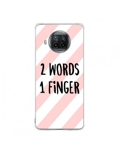 Coque Xiaomi Mi 10T Lite 2 Words 1 Finger - Maryline Cazenave