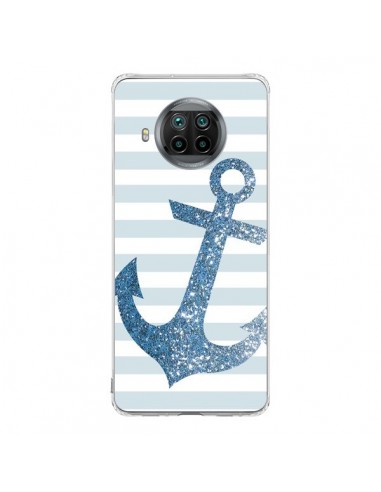 Coque Xiaomi Mi 10T Lite Ancre Bleu Navire - Monica Martinez