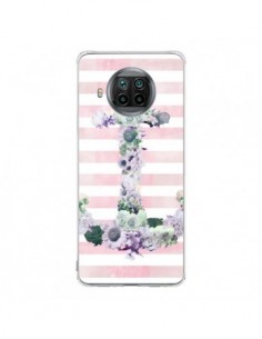 Coque Xiaomi Mi 10T Lite Ancre Rose Fleurs Navire -...