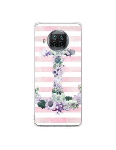 Coque Xiaomi Mi 10T Lite Ancre Rose Fleurs Navire - Monica Martinez