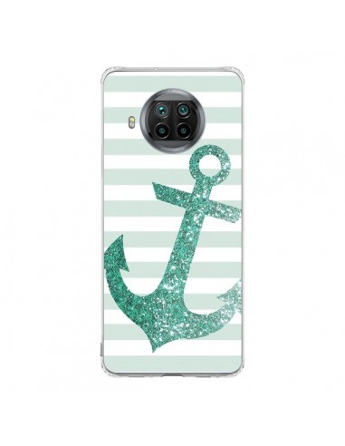 Coque Xiaomi Mi 10T Lite Ancre Vert Navire - Monica Martinez