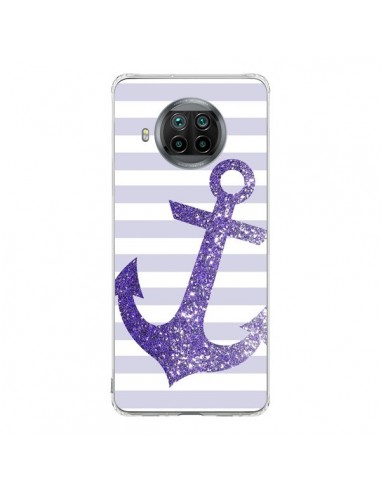 Coque Xiaomi Mi 10T Lite Ancre Violet Navire - Monica Martinez