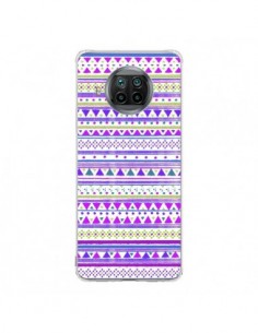 Coque Xiaomi Mi 10T Lite Bandana Violet Azteque - Monica...