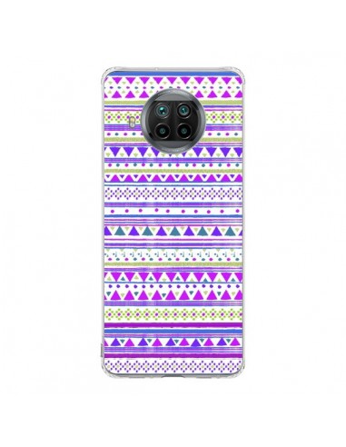 Coque Xiaomi Mi 10T Lite Bandana Violet Azteque - Monica Martinez