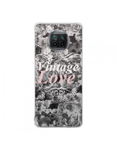 Coque Xiaomi Mi 10T Lite Vintage Love Noir Flower - Monica Martinez