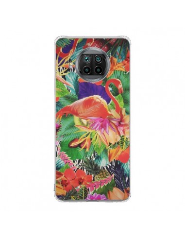 Coque Xiaomi Mi 10T Lite Tropical Flamant Rose - Monica Martinez