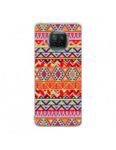 Coque Xiaomi Mi 10T Lite India Style Pattern Bois Azteque...