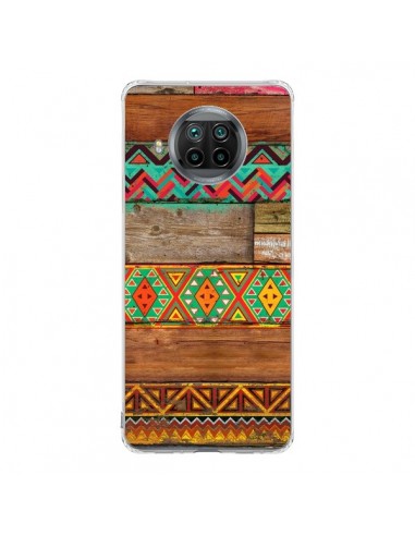 Coque Xiaomi Mi 10T Lite Indian Wood Bois Azteque - Maximilian San