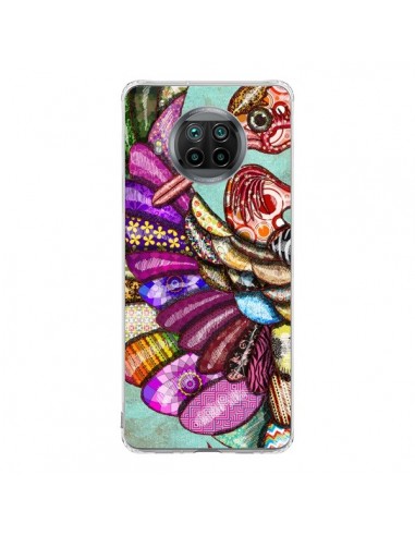 Coque Xiaomi Mi 10T Lite Paon Multicolore Eco Bird - Maximilian San