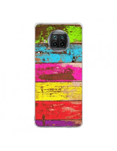 Coque Xiaomi Mi 10T Lite Bois Coloré Vintage - Maximilian San