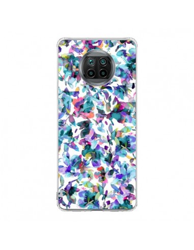 Coque Xiaomi Mi 10T Lite Aquatic Flowers Blue - Ninola Design