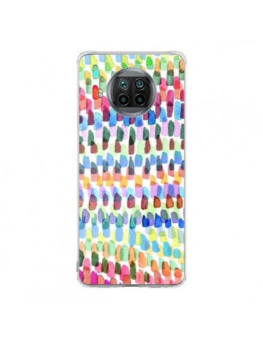 Coque Xiaomi Mi 10T Lite Artsy Strokes Stripes Colorful - Ninola Design
