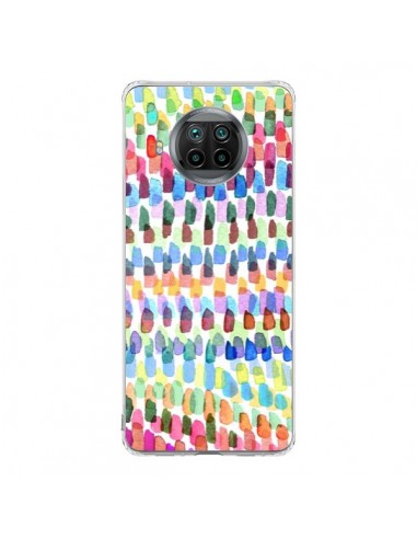 Coque Xiaomi Mi 10T Lite Artsy Strokes Stripes Colorful - Ninola Design