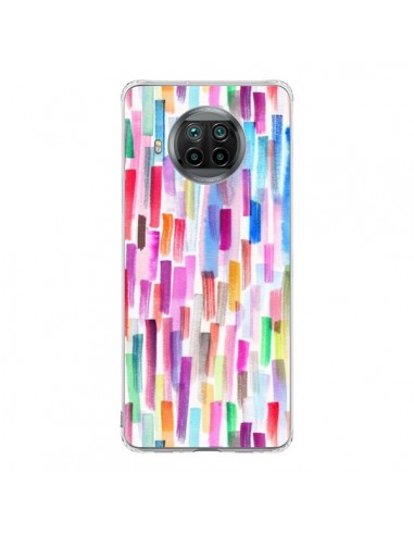 Coque Xiaomi Mi 10T Lite Colorful Brushstrokes Multicolored - Ninola Design