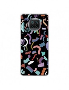 Coque Xiaomi Mi 10T Lite Curly and Zigzag Stripes Black -...