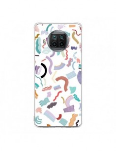Coque Xiaomi Mi 10T Lite Curly and Zigzag Stripes White -...