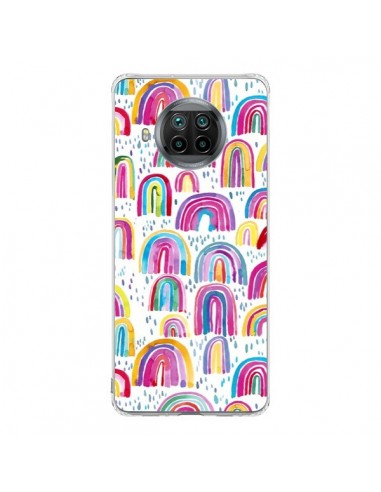 Coque Xiaomi Mi 10T Lite Cute Watercolor Rainbows - Ninola Design