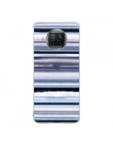 Coque Xiaomi Mi 10T Lite Degrade Stripes Watercolor Navy - Ninola Design