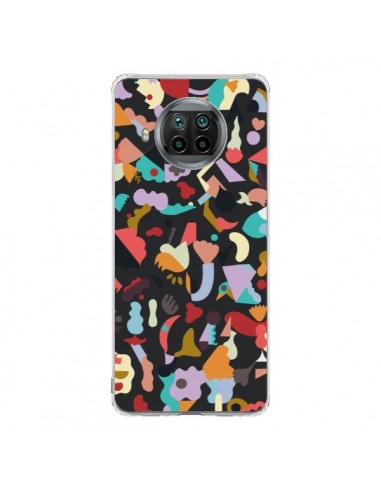 Coque Xiaomi Mi 10T Lite Dreamy Animal Shapes Black - Ninola Design