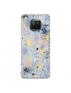 Coque Xiaomi Mi 10T Lite Gradient Watercolor Lines Blue -...