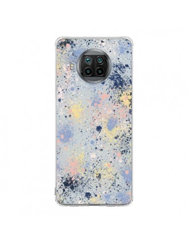 Coque Xiaomi Mi 10T Lite Gradient Watercolor Lines Blue - Ninola Design