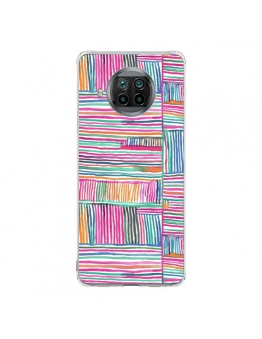 Coque Xiaomi Mi 10T Lite Watercolor Linear Meditation Pink - Ninola Design