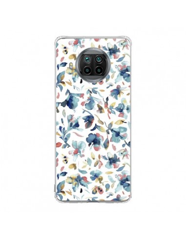 Coque Xiaomi Mi 10T Lite Watery Hibiscus Blue - Ninola Design