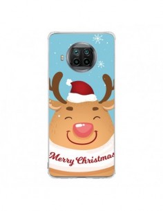 Coque Xiaomi Mi 10T Lite Renne de Noël Merry Christmas -...