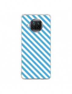 Coque Xiaomi Mi 10T Lite Bonbon Candy Bleue et Blanche...