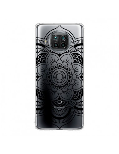 Coque Xiaomi Mi 10T Lite Mandala Noir Azteque Transparente - Nico