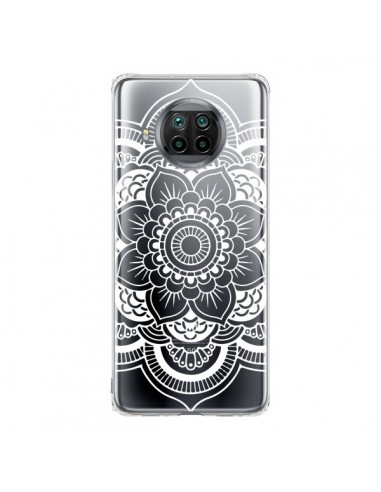 Coque Xiaomi Mi 10T Lite Mandala Blanc Azteque Transparente - Nico