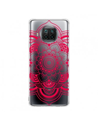 Coque Xiaomi Mi 10T Lite Mandala Rose Fushia Azteque Transparente - Nico
